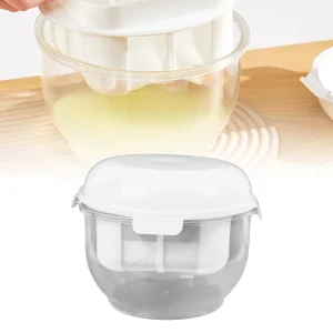 Filtro per filtro separatore per yogurt, rotondo, di grande capacità, efficiente filtro per yogurt a maglia fine per la cucina domestica 1