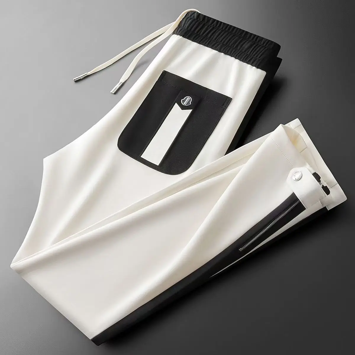 Pantaloni casual autunno inverno Uomo Fitness Abbigliamento sportivo Pantaloni da tuta Pantaloni sportivi skinny Pantaloni di cotone Pantaloni da pista 3