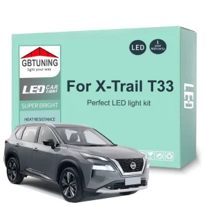 Lampadina interna a LED da 12 pezzi per tutte le nuove Nissan X-Trail Xtrail X Trail T33 2022 2023 2024 Canbus lampada da interno accessori per auto 1