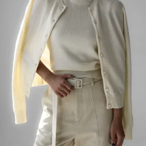 Blubelle Nuovo dolcevita autunnale da donna senza maniche canotta morbida maglia con bottoni cardigan maglione set di moda 1