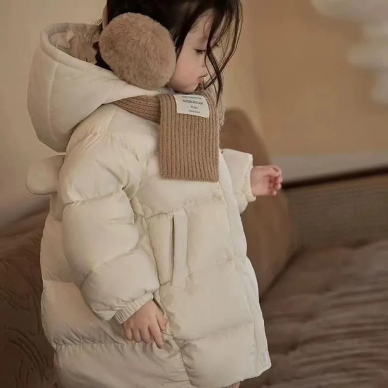 Ragazzi Ragazze Piumini Bambino Inverno Giacche imbottite in cotone Bambini Spessore caldo cotone con cappuccio Parka Bambini Autunno Capispalla 3-10 anni 6