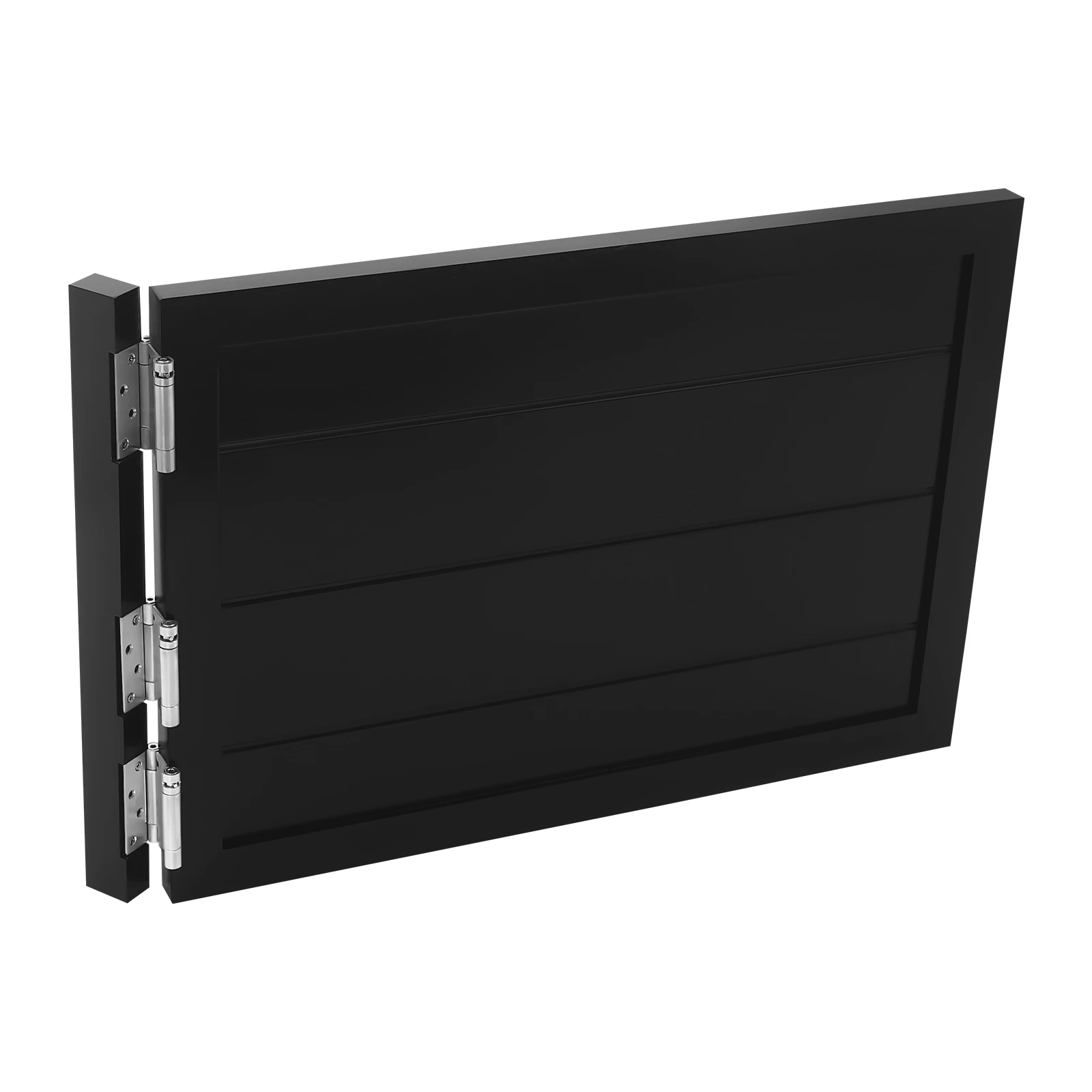 Porta divisoria in legno massello con cerniere a molla, 180 ° Altalena, protezione della privacy, installazione semplice, superficie liscia per un facile 3