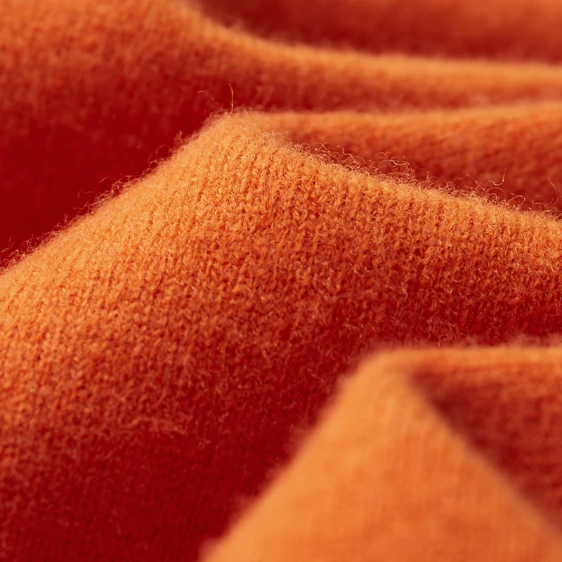 Maglione di cashmere senza cuciture Pullover con o-collo maschile Autunno/Inverno Casual lavorato a maglia 100% pura lana Top Moda Una linea pronta da indossare 6