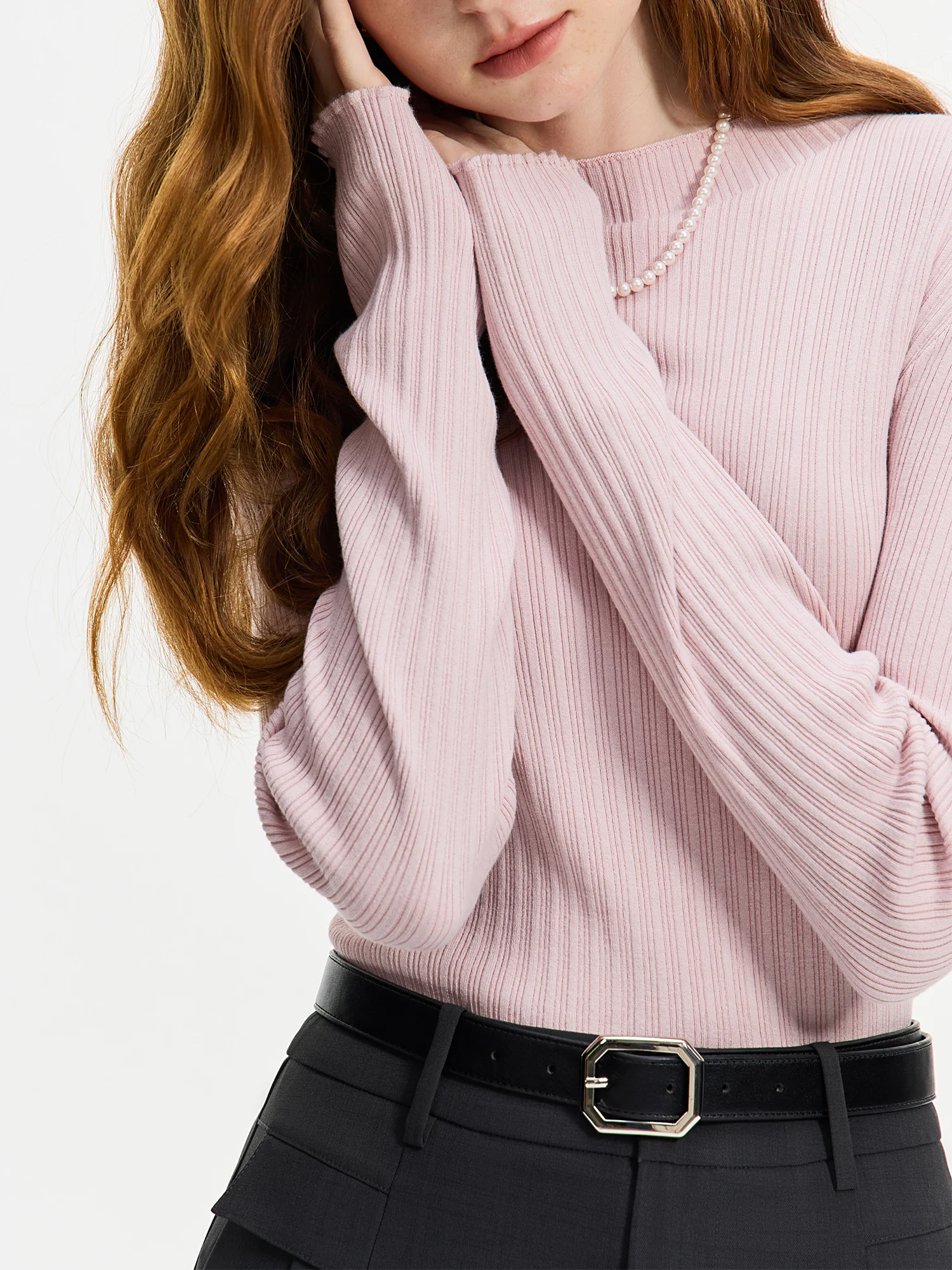 FSLE dolcevita maglione lavorato a maglia Casual Top per le donne 2024 inverno nuovo elegante tinta unita a maniche lunghe Versatile Top 24 fs14010 2