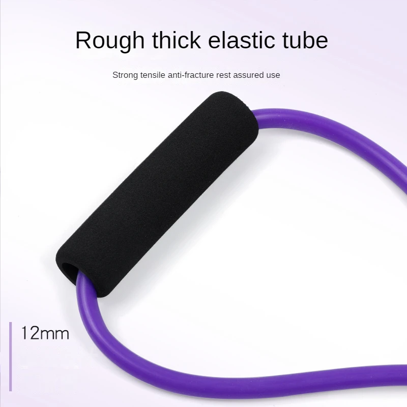 Palestra 8 parole fascia elastica sviluppatore toracico espansore in gomma corda allenamento sportivo fasce di resistenza attrezzature per il Fitness allenamento Yoga 4