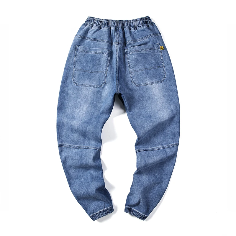 Jeans Harem cargo in spandex da uomo 2025 Pantaloni casual versatili moda autunno inverno taglie forti 5XL 6