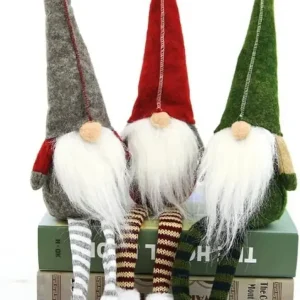 3 pezzi decorazione natalizia gambe lunghe bambola Rudolph regalo di Natale per bambini decorazione della finestra del centro commerciale dell'hotel decorazione natalizia 1
