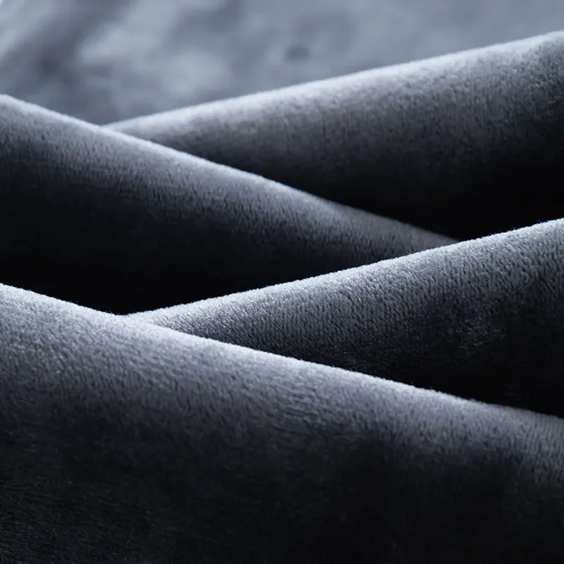 Jeans in pile da uomo invernali 2025 ispessito velluto caldo pantaloni in denim dritti larghi comodi pantaloni classici neri grigi di marca 6