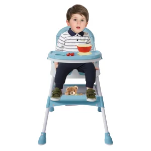 Seggiolone per bambini, seggiolone 2 in 1 per neonati e bambini piccoli con poggiapiedi, seggiolone per ragazzi e ragazze dai 6 mesi 1