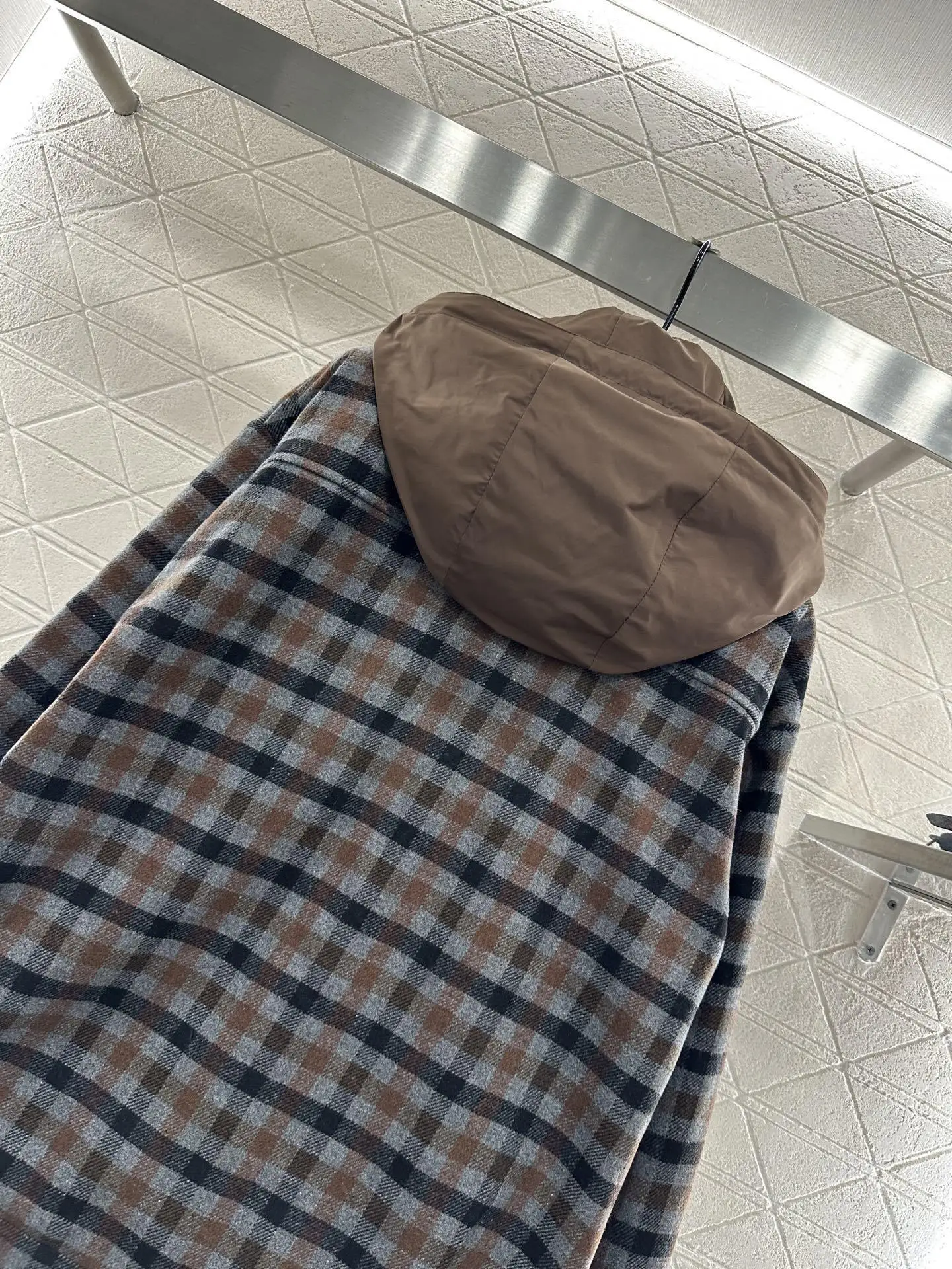 Abbigliamento da donna di fascia alta 25 giacca cardigan con cappuccio staccabile in stile college francese autunno e inverno 2