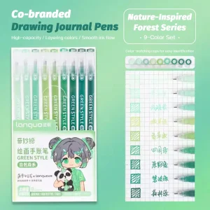 6/9 pz Set Morandi Penne Gel 0.5mm Kawaii Pastello Set per Gli Studenti Diario Scrapbook Pittura e Disegno Penna Materiale Scolastico di Cancelleria 1
