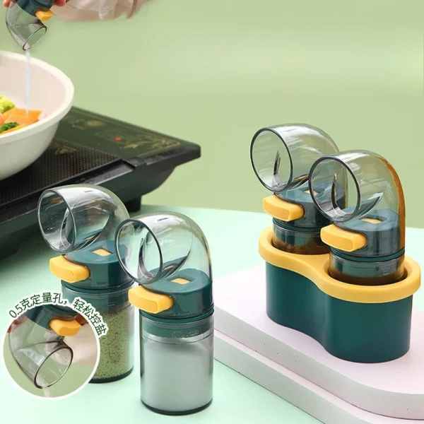 Bottiglia di condimento da cucina Controlla il sapore Spice Shaker Barattolo di sale Cucine Accessori Strumenti Gadget Sala da pranzo Bar Casa 1