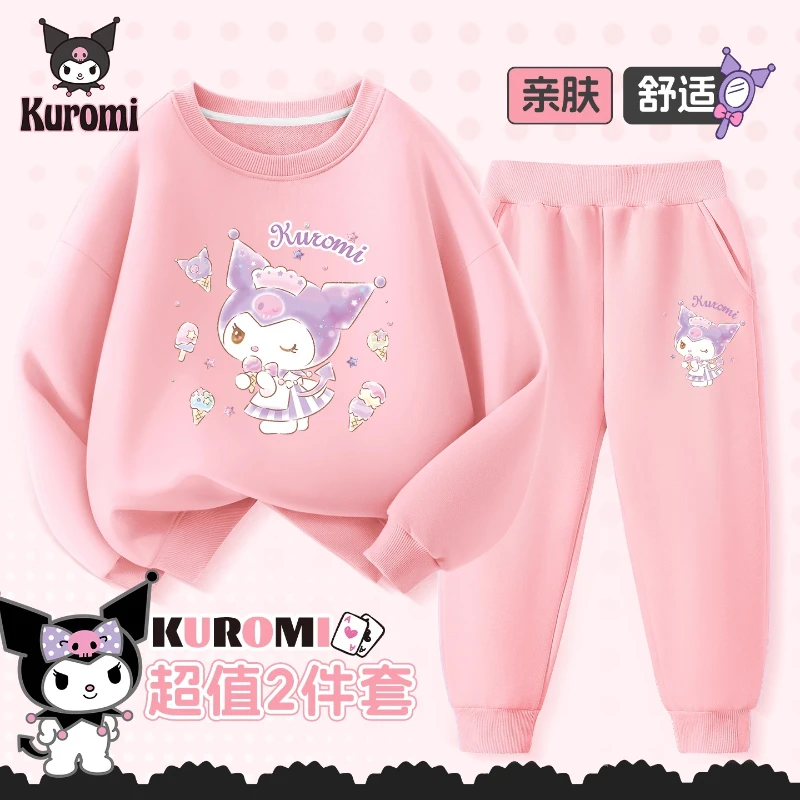 Vestiti per neonata Set Autunno Kid Kunomi Felpe stampate Pullover Top e pantaloni 2 pezzi Completo per bambini Tute moda Abiti 3
