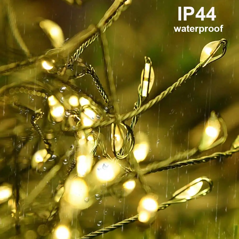 Cluster Solar String Lights 36M 1000 LED Outdoor Backyard Fairy Lights String Lamp Party Garden decorativo per matrimonio natale 3