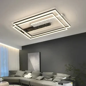 Lampada da soffitto a LED quadrata dal nuovo design moderno per soggiorno, sala da pranzo, cucina, tavolo alimentare, camera da letto, studio, decorazioni per la casa, illuminazione per interni 1