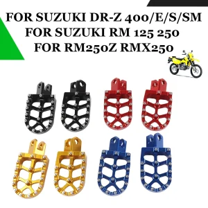 Pedale Peg Poggiapiedi Per SUZUKI DRZ400 DR-Z400E DR-Z400S DRZ400SM RM125 RM250 RM250Z RMX250 Accessori Moto Poggiapiedi 1