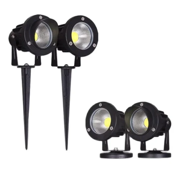 Decorazioni da giardino Luce LED IP65 Lampada da prato Waterprof 220V110V12V24V Bianco caldo Verde 5W10W15W Faretti con punte paesaggistiche 4