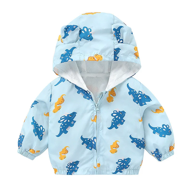Simpatico cartone animato bambino dinosauro giacca bambino bambini cappotto vestiti per bambini 1