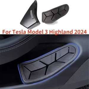 Per Tesla Model 3 Highland 2024 2025 Porta laterale Pattumiera Bidone della spazzatura Bidone della spazzatura con coperchio, Scatola di immagazzinaggio Organizzatore Accessori 1