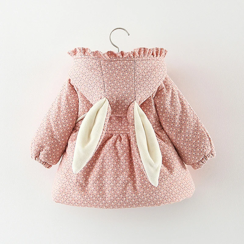 2023 neonata vestiti floreale con cappuccio giacca imbottita in cotone capispalla per 1 anno bambino compleanno abbigliamento ragazze abiti cappotto 1
