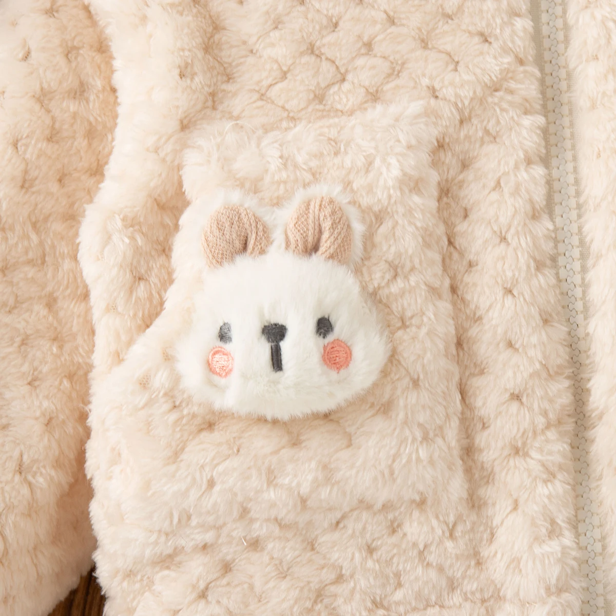 Nuovo cappotto autunnale antivento e caldo per bambina, abbigliamento per bambini con tasca simpatico cartone animato adatto per bambini di età compresa tra 0 e 3 anni 6