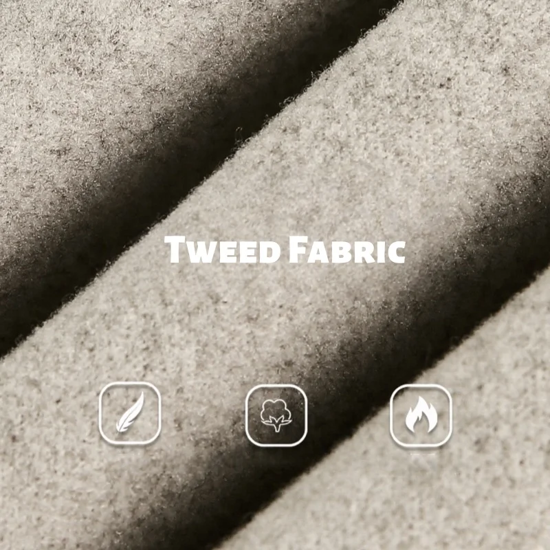 Giacca da lavoro in tweed da uomo autunno/inverno nuova giacca corta con cappuccio ampia silhouette ispessita calda per pendolarismo 6