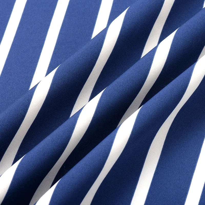 2025 Camicia da uomo nuova più velluto ispessimento moda business casual camicia a maniche lunghe S-4XL camicia invernale a righe calde per uomo 6