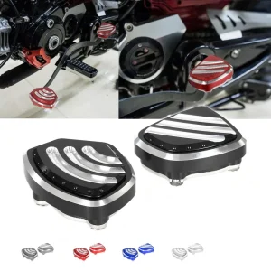 Piastra del cambio del piede 3D Modifica del motociclo Pad di estensione in alluminio CNC 2 pezzi per HONDA DAX 125 ST125 2018-2024 1