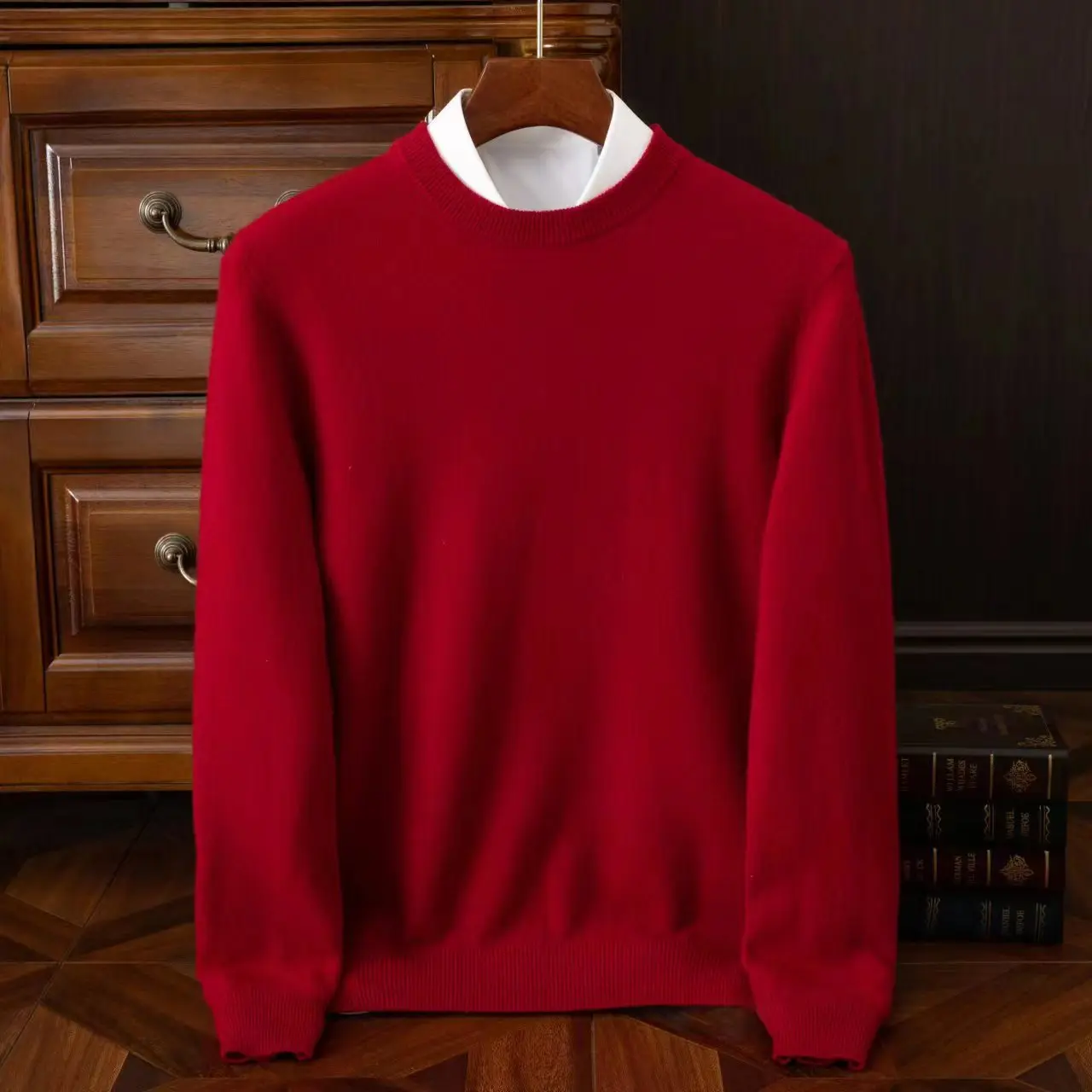 2025 Maglione di cashmere O-Collo Pullover da uomo Allentato Oversize M-3XL Maglia inferiore Autunno Inverno Nuovo Coreano Casual Uomo Top 6