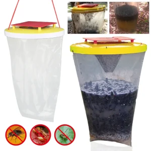 1-5PCS Usa E Getta Appeso Trappola Per Mosche Borsa Usa E Getta Trappola Per Mosche Non Tossico Trappola Per Zanzare Catcher Fly Vespa Insetto Bug Killer per Outd 1