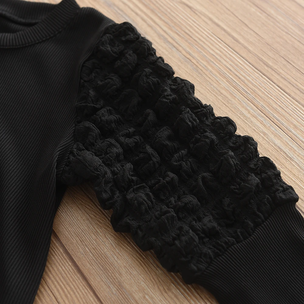 Set da ragazza 2023 autunno nuovi bambini girocollo top + fiocco gonna corta scozzese + cappello tre pezzi set di moda per bambini 3