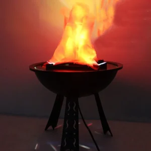 Simulazione di Halloween Decorazione del brasero Elettric LED Fiamma Luce Falso Fuoco Bruciare Puntelli Casa stregata Bar Negozio Decorazioni per feste a casa 1