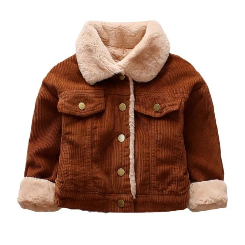 Nuova moda invernale vestiti per neonate bambini ragazzi addensare giacca calda cappotto per bambini bambino casual costume in cotone abbigliamento sportivo infantile 1