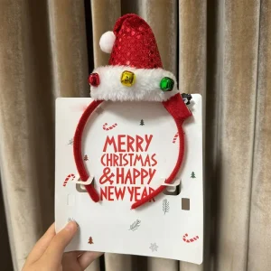 Fascia per capelli di Natale Decor Party Cappello per albero di Natale Babbo Natale Fascia per bambini Regali Copricapo creativo per renna Fascia per capelli all'ingrosso 1