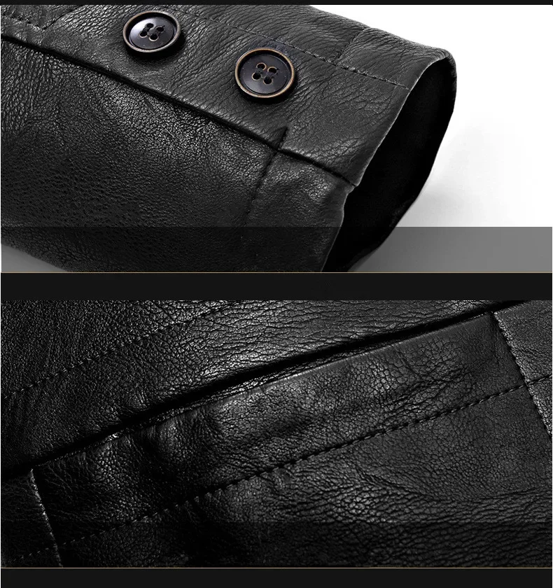 Giacca in pelle da uomo inverno classico Moto Business giacche in morbida pelle cappotti Moto spessi Casaco Masculino Plus Size 4XL 6