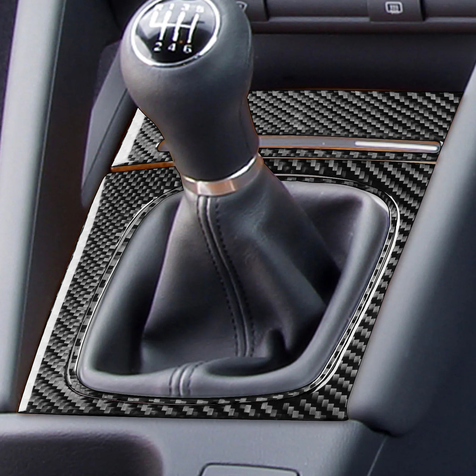 Per Audi A3 S3 8P 2006-20013 In Fibra di Carbonio Cambio Uscita Aria Finestra Ascensore Cruscotto Set Accessori Per Interni Auto adesivo 4