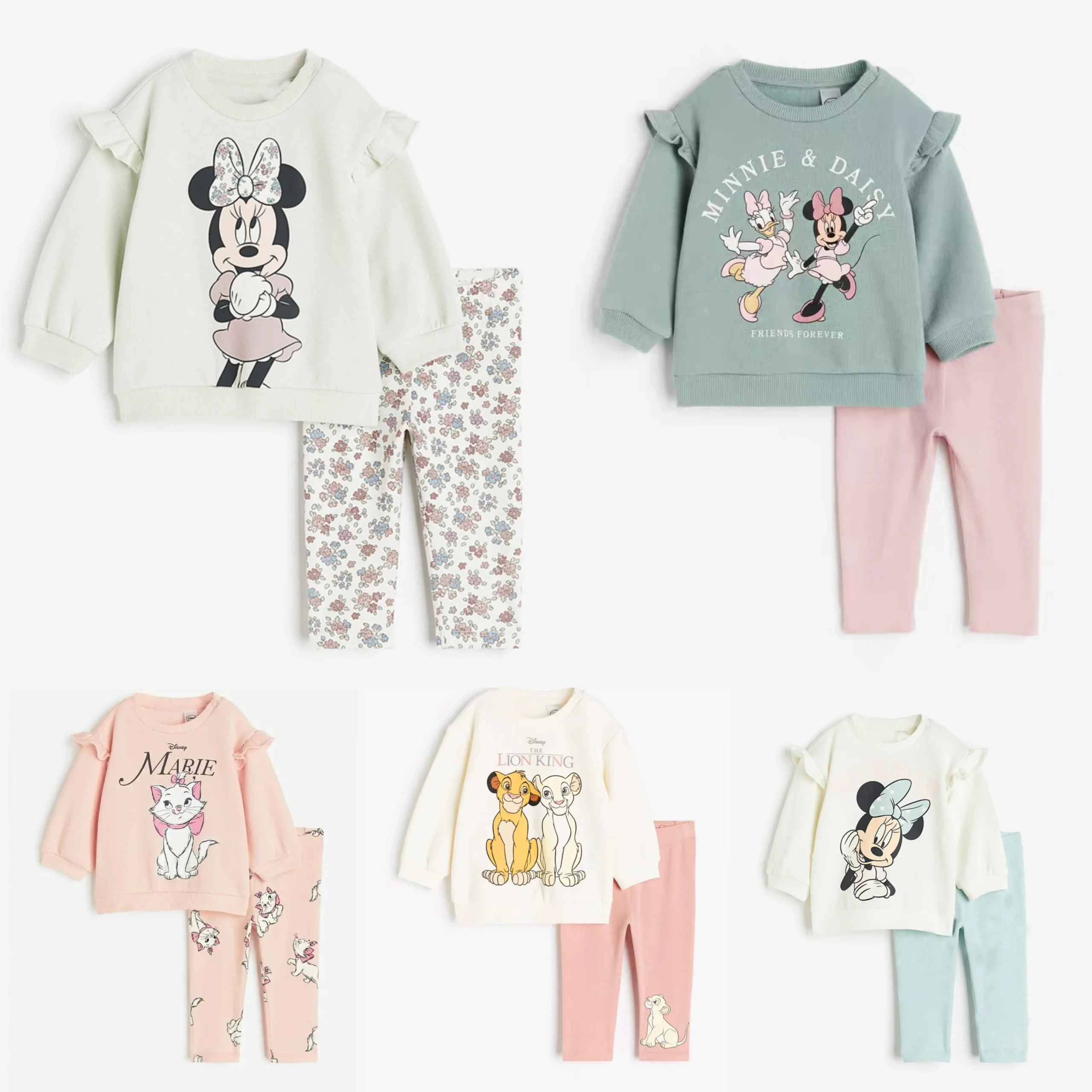 Nuovo Autunno Felpa Abiti Cartoon Stampa Felpe con cappuccio + Pantaloni 2 pezzi Set Abbigliamento esterno Cotone Abiti a maniche lunghe Ragazzi Bambino Costume 1