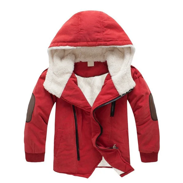 2-10 anni inverno più pile caldo ragazze ragazzi giacca in cotone spesso cappotto con cappuccio per i bambini del ragazzo resistere all'usura fredda severa 3