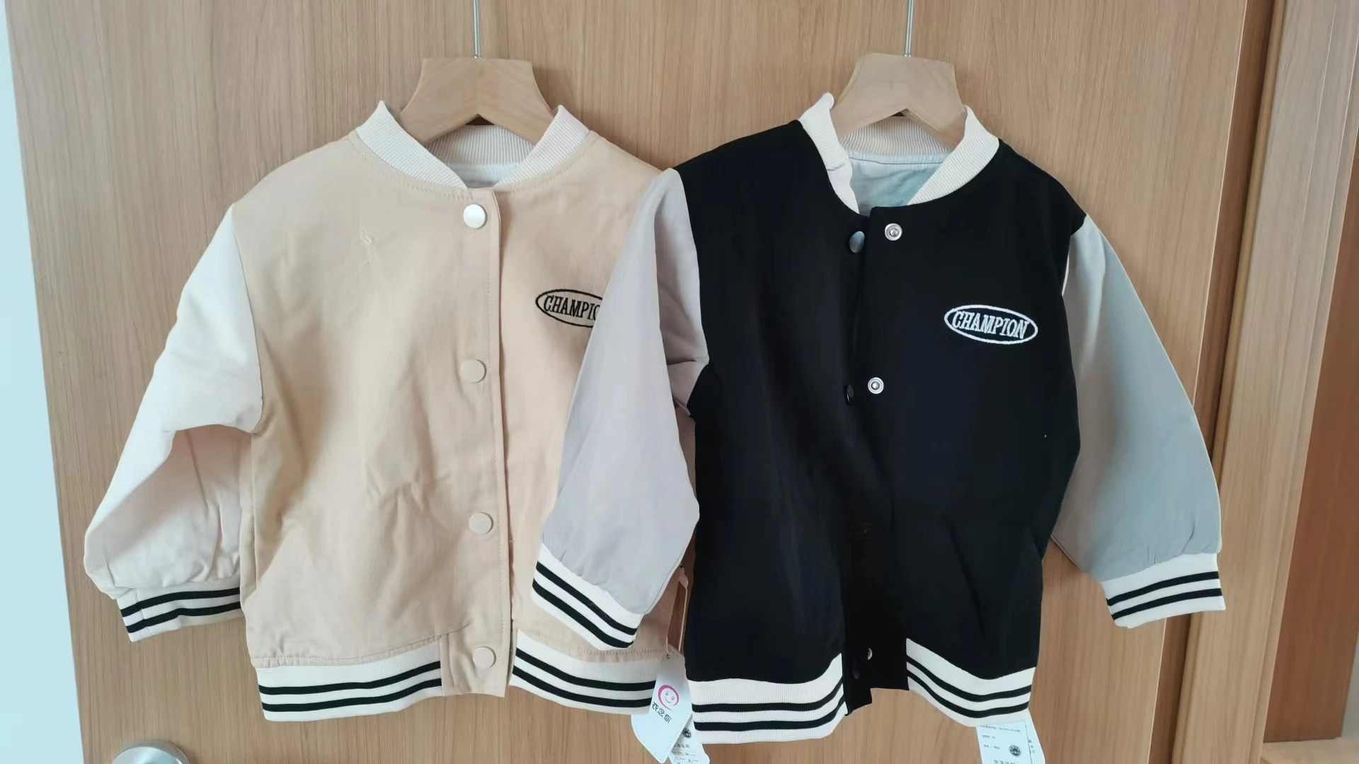 4849C cappotto bambino coreano 2023 primavera autunno moda bel ragazzo uniforme da Baseball cappotto Casual 0-3Y giacca sportiva da ragazza 5