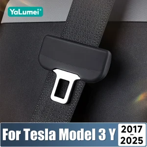 Per Tesla Modello 3 Y 2017-2019 2020 2021 2022 2023 2024 2025 Auto Cintura di Sicurezza Fibbia Della Copertura Della Protezione Per Evitare Collision Accessori 1
