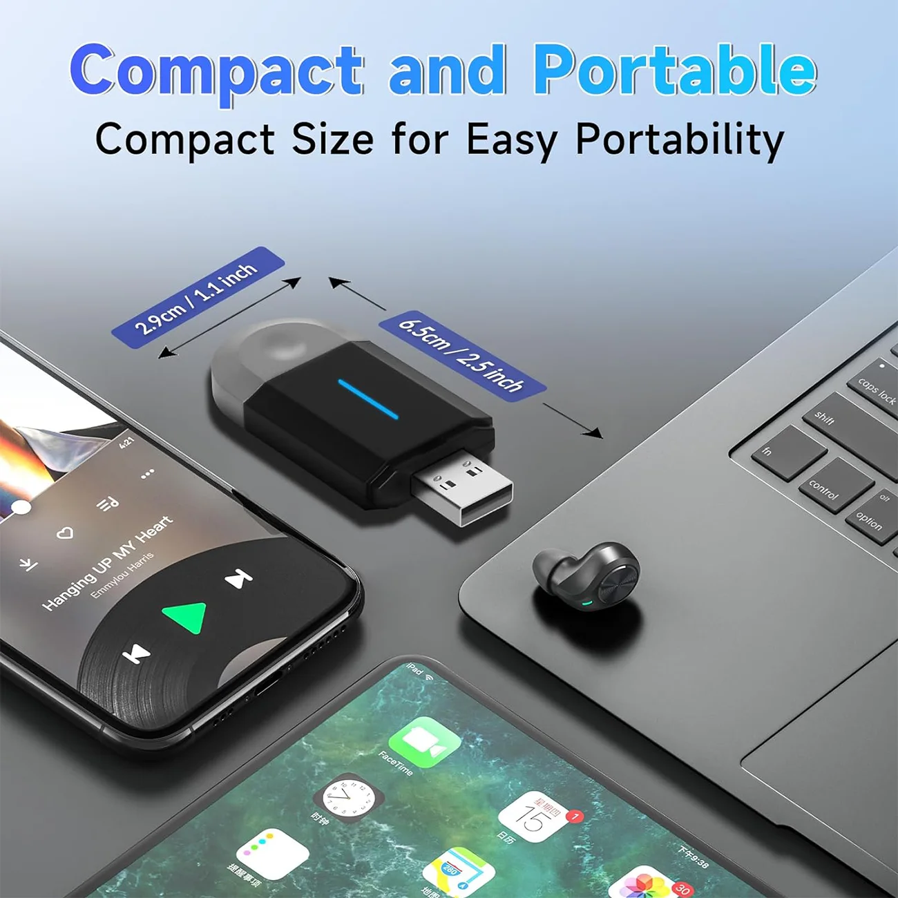 Phoebus Link 2 in 1 Mini Carplay Adattatore wireless integrazione senza soluzione di continuità Android Auto Per Apple USB Type-C Dongle in auto universale 6