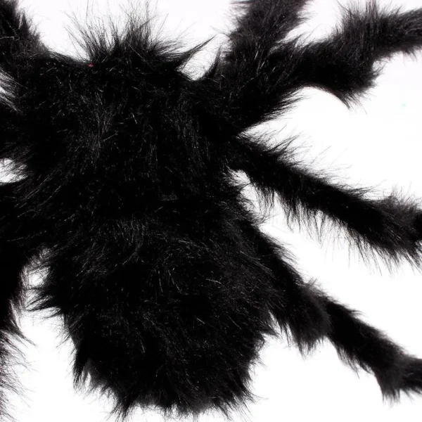 1 pz 30cm,50cm,75cmSuper grande peluche ragno fatto di filo e peluche stile nero e multicolore per decorazioni per feste o halloween 6