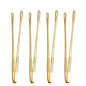 4 pezzi pinze per griglia in acciaio inossidabile clip per alimenti clip per bistecca barbecue pinze per pane utensili da cucina gadget da cucina antiscivolo per feste accessori 1