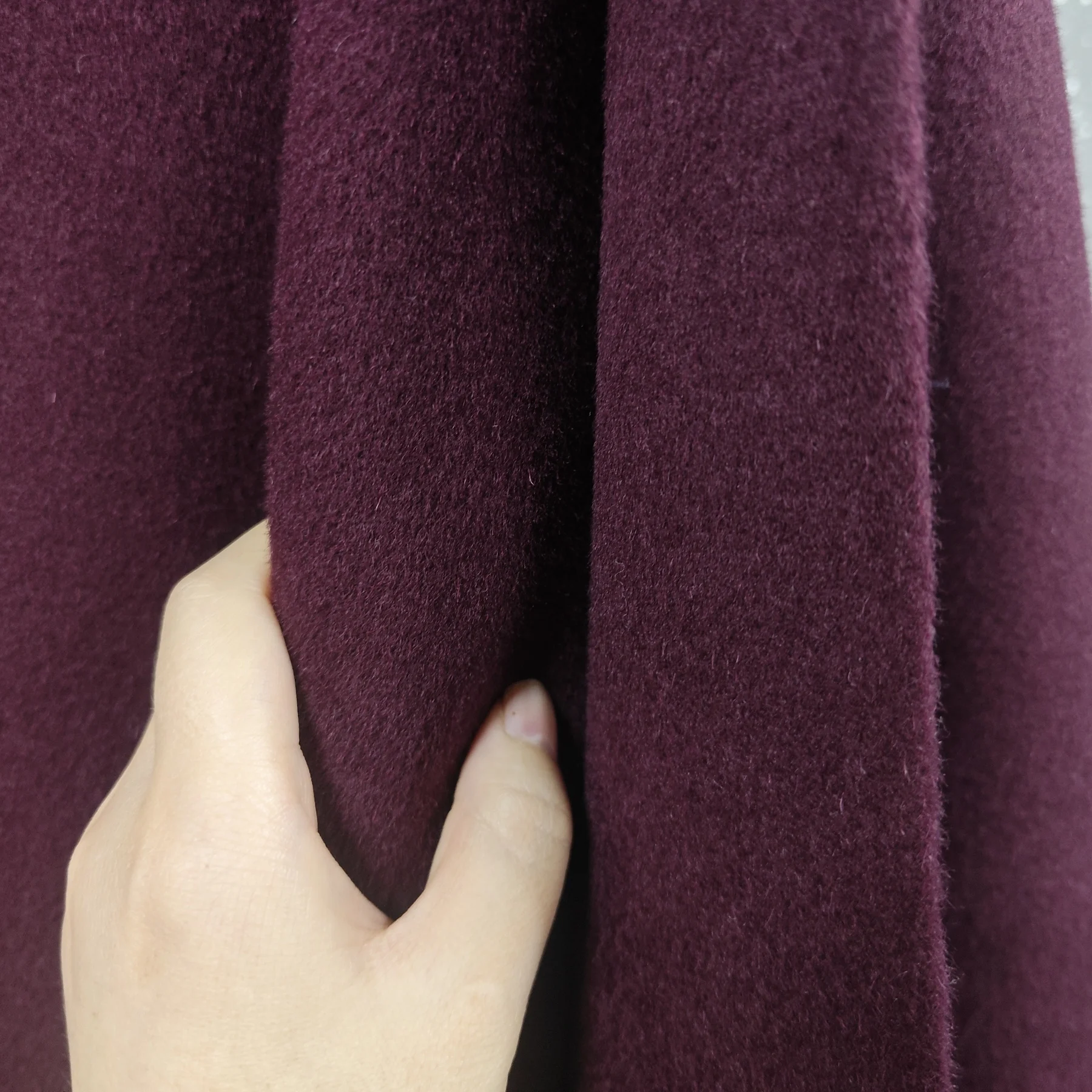 LANMREM Trendy Grande Mantella Lunga Per Le Donne Cappotti di Lana di Colore Solido Scialle Femminile di Fascia Alta Abiti Invernali 2025 Nuovo Lusso 2DB1256 3