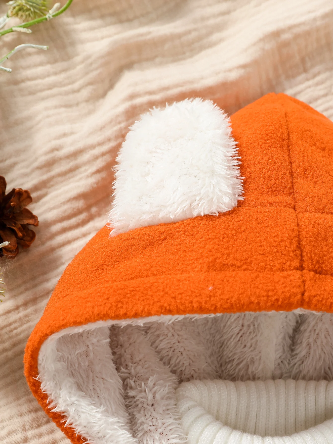 Giacca in pile calda per neonato/donna autunno/inverno a maniche lunghe carina con tasca con cerniera per cappotto alla moda 4