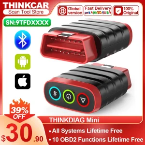 THINKCAR THINKDIAG MINI OBD2 Scanner Strumento diagnostico OE Sistema completo Scanner per auto per iOS Android Lettore di codici di guasto Aggiornamento gratuito 1