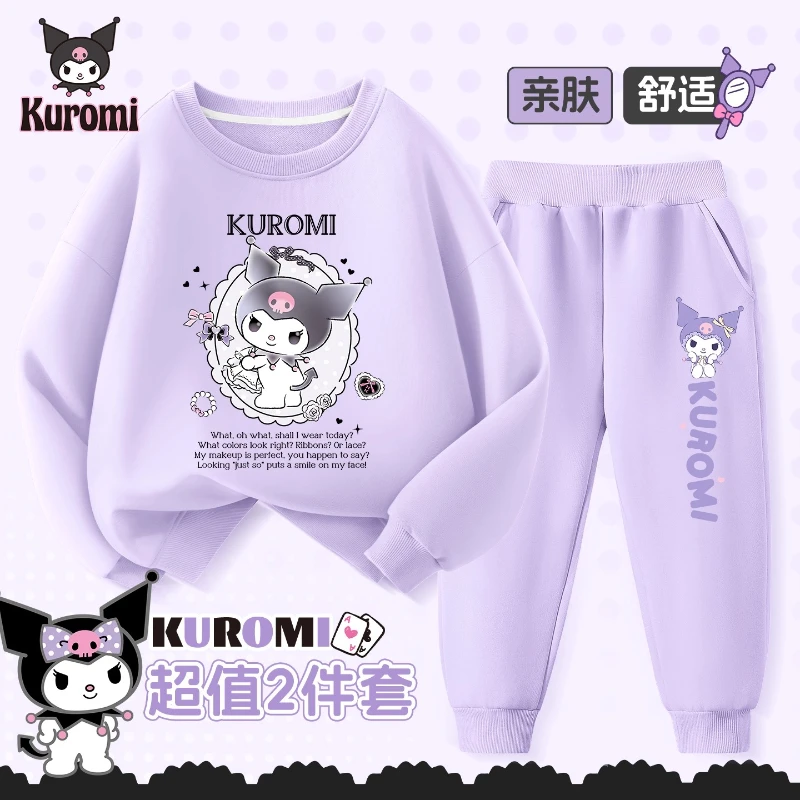 Vestiti per neonata Set Autunno Kid Kunomi Felpe stampate Pullover Top e pantaloni 2 pezzi Completo per bambini Tute moda Abiti 4