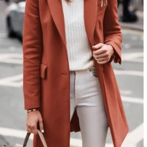 Cappotti in misto lana da donna Capispalla Trench da donna invernale caldo con giacche streetwear foderate Femela Novità in cappotti 1