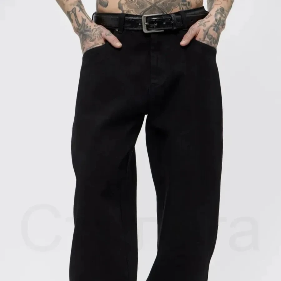 2025 Dime Jeans da uomo Dime Skate Baggy Ricamo Abbigliamento da strada casual e versatile y2k pantaloni casual a gamba larga a vita media 4