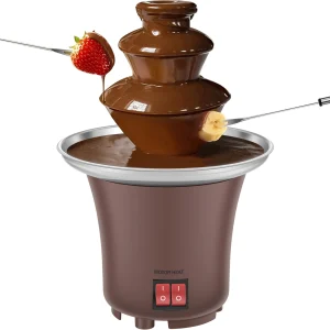Fontana di cioccolato macchina per fontana di formaggio a 3 strati tenere 10 once di cioccolato fontana elettrica per fonduta di cioccolato per uso domestico per caramelle 1